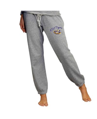 Concepts Sport Женские трикотажные джоггеры LSU Tigers, серые