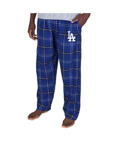 Concepts Sport Мужские фланелевые брюки Los Angeles Dodgers Ultimate Plaid