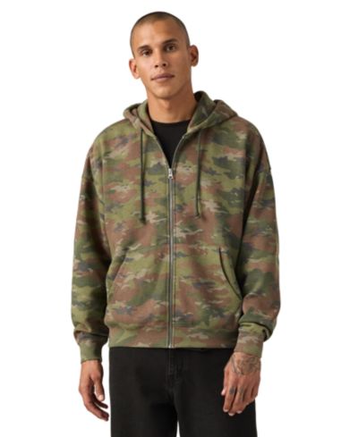 Levi's Мужской Relaxed-Fit Cropped Full-Zip Hoodie