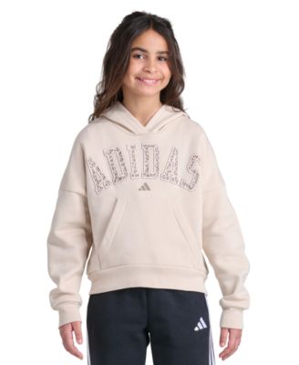 Детское худи adidas с капюшоном и длинным рукавом 8-16