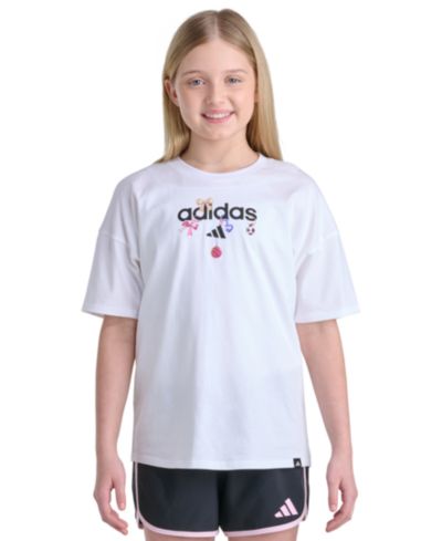 adidas Girls' 7-16 Short-Sleeve T-Shirt