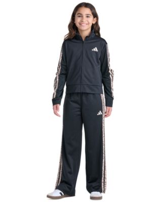 adidas Girls' 8-16 Long-Sleeve Jacket and Pants, 2-Piece Set