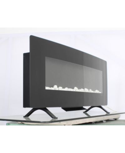 Настенный электрический камин Flynama 48 inch Curved Front с пультом управления