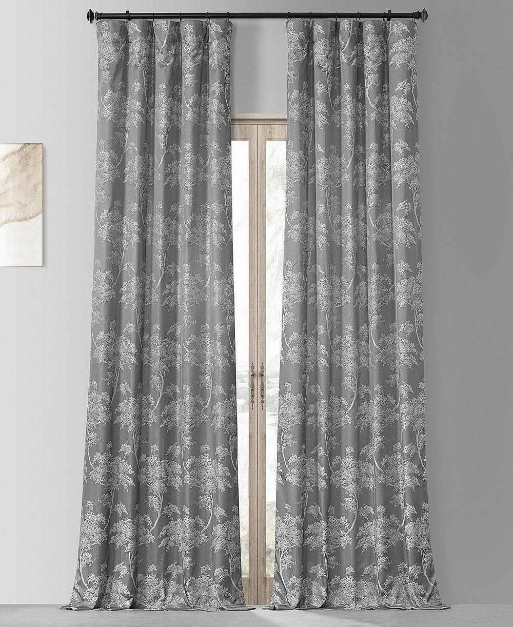 Half Price шторы Sequoia Floral Faux Silk Jacquard Blackout