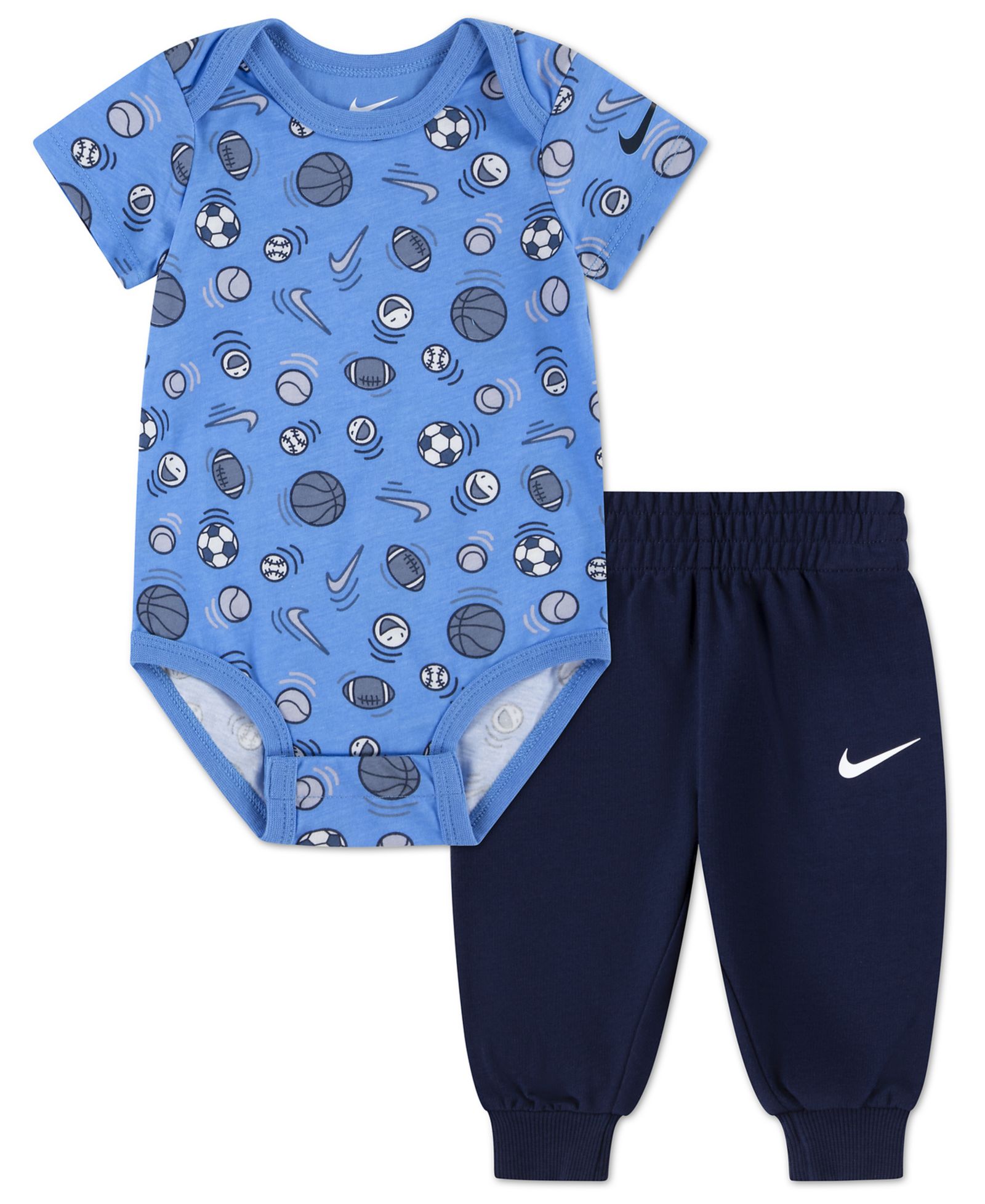 Nike Baby Boys' Printed Bodysuit and Pants, 2-Piece Set
