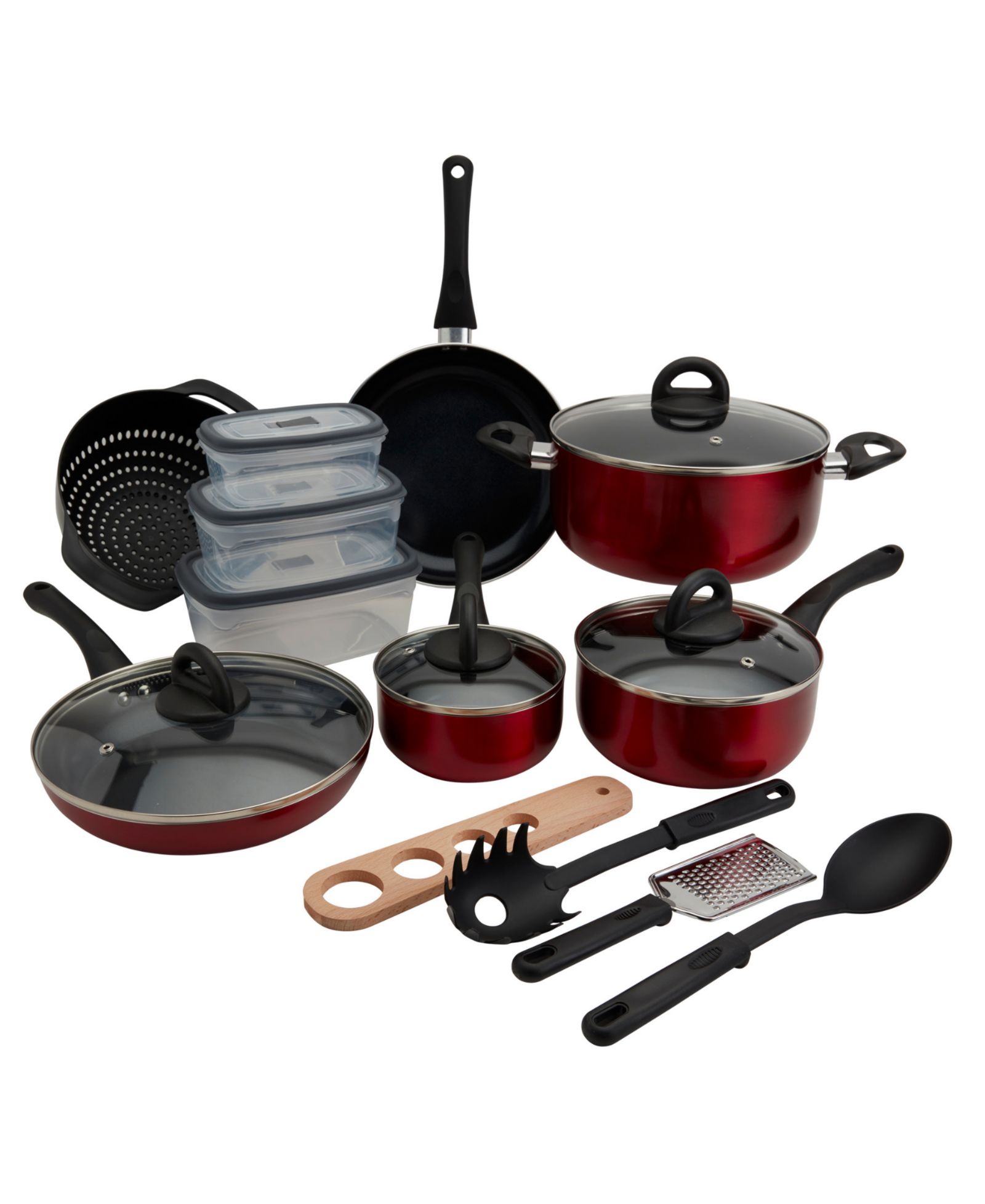 Набор кухонной посуды Basic Essentials Nonstick Aluminum 20-Pc.