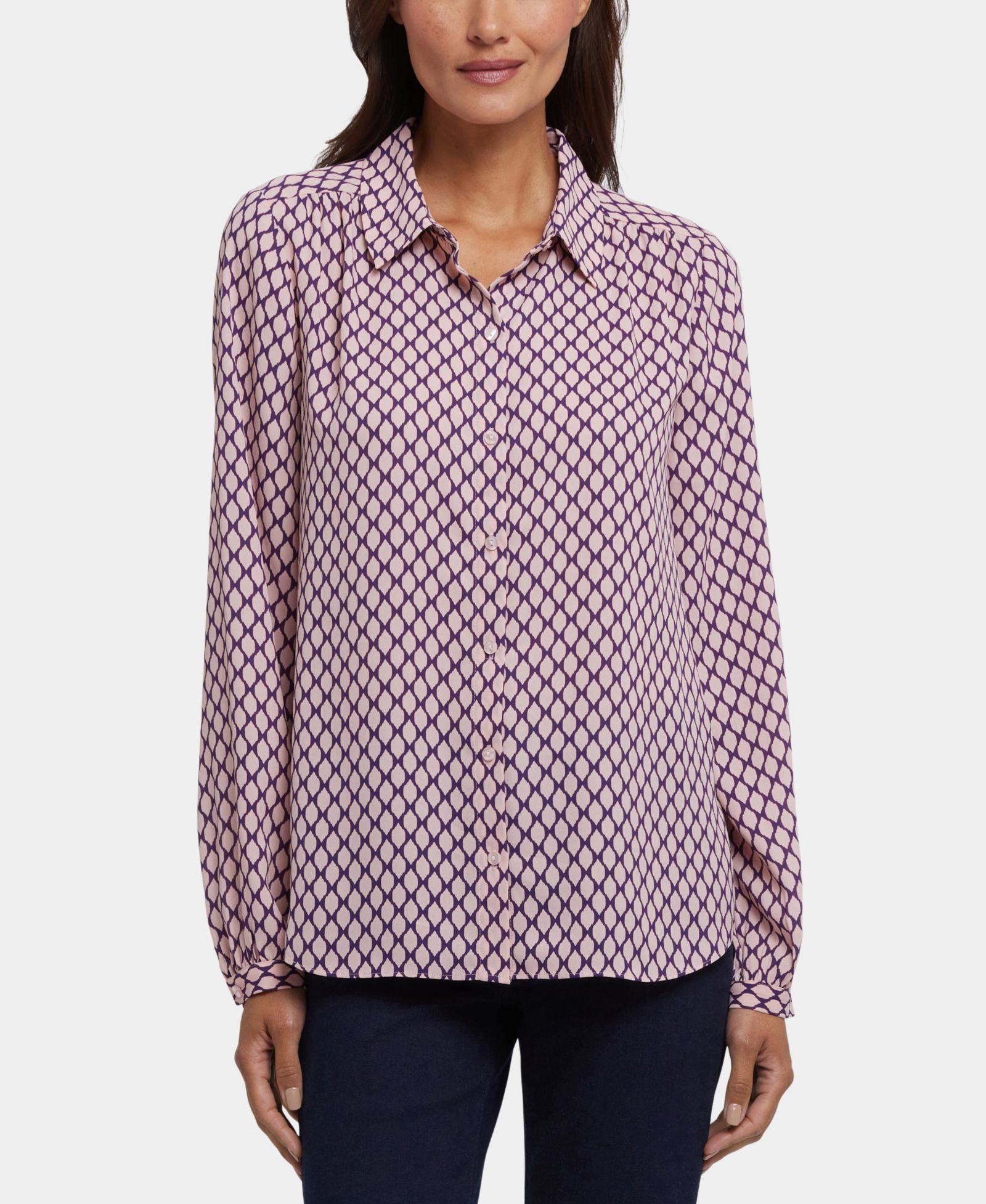 Женский топ NYDJ Point Collar Modern