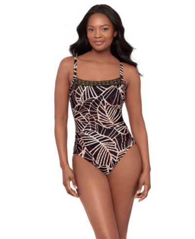 Miraclesuit Женский слитный купальник Lets Be Fronds Kara с косточками