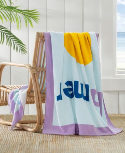 Пляжное полотенце The Beach House Cotton La Mer Printed, 38" x 70"