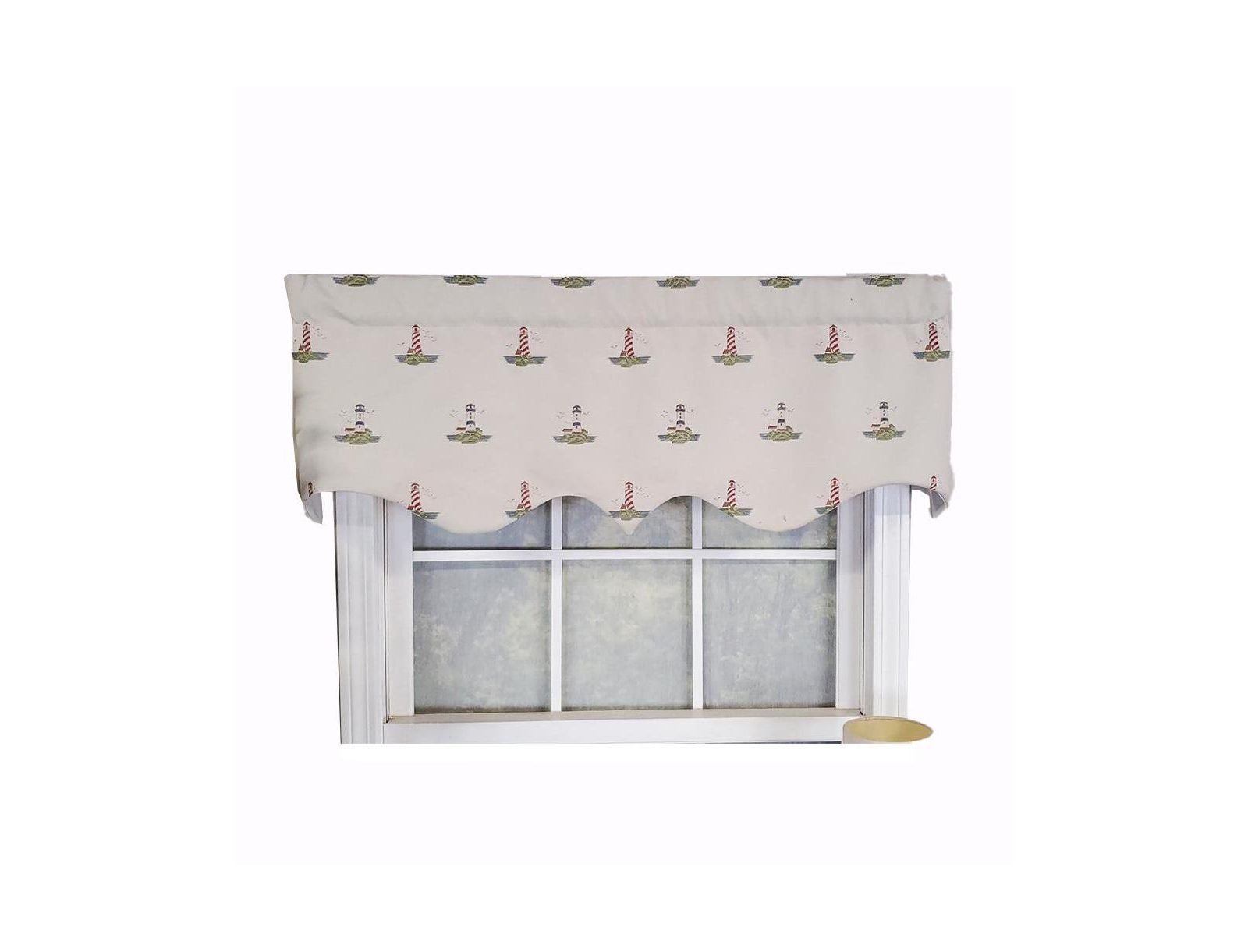RLF Home Modern Classic Lighthouse Regal Style Window Valance