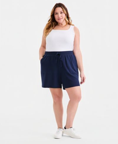 Style & Co Шорты Plus Size LuxLounge из футера