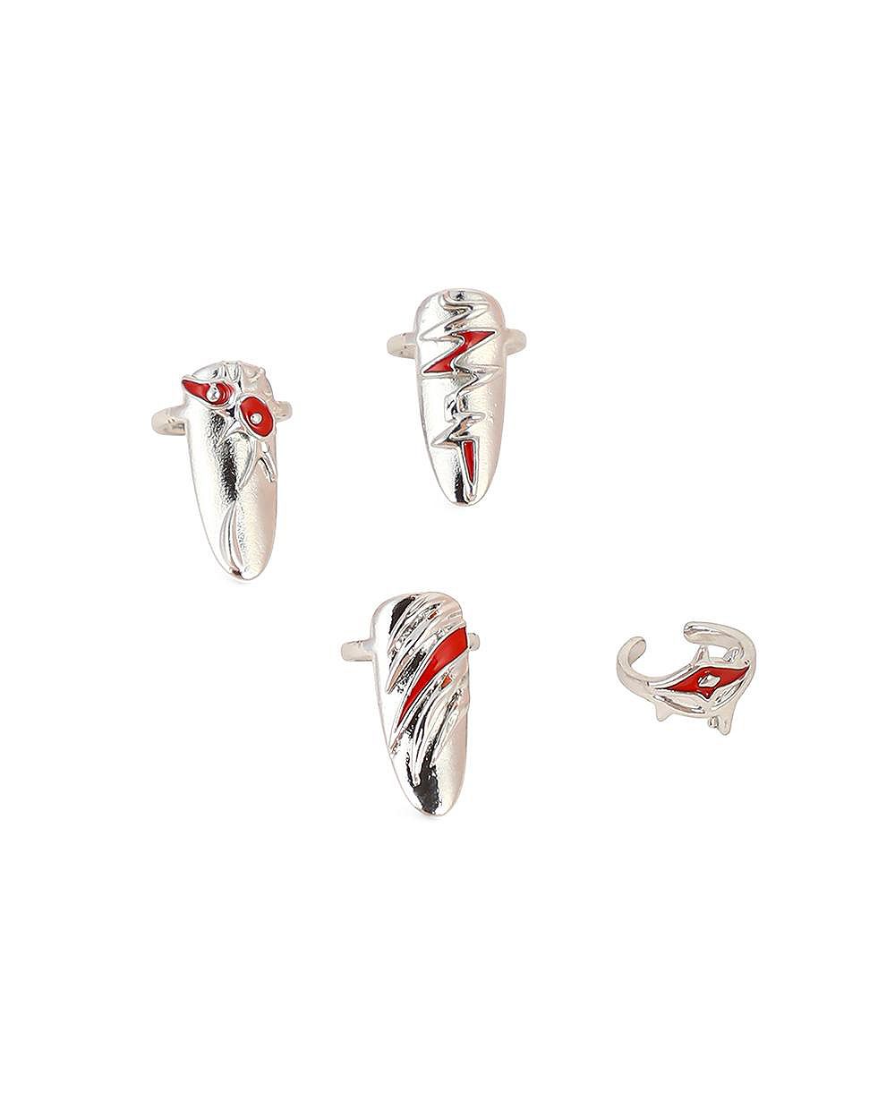 SOHI Women's The Wonder-Woman Nail Rings