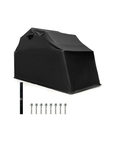 SKONYON Outdoor Motorcycle Shelter Waterproof Motorbike Storage Tent with Cover