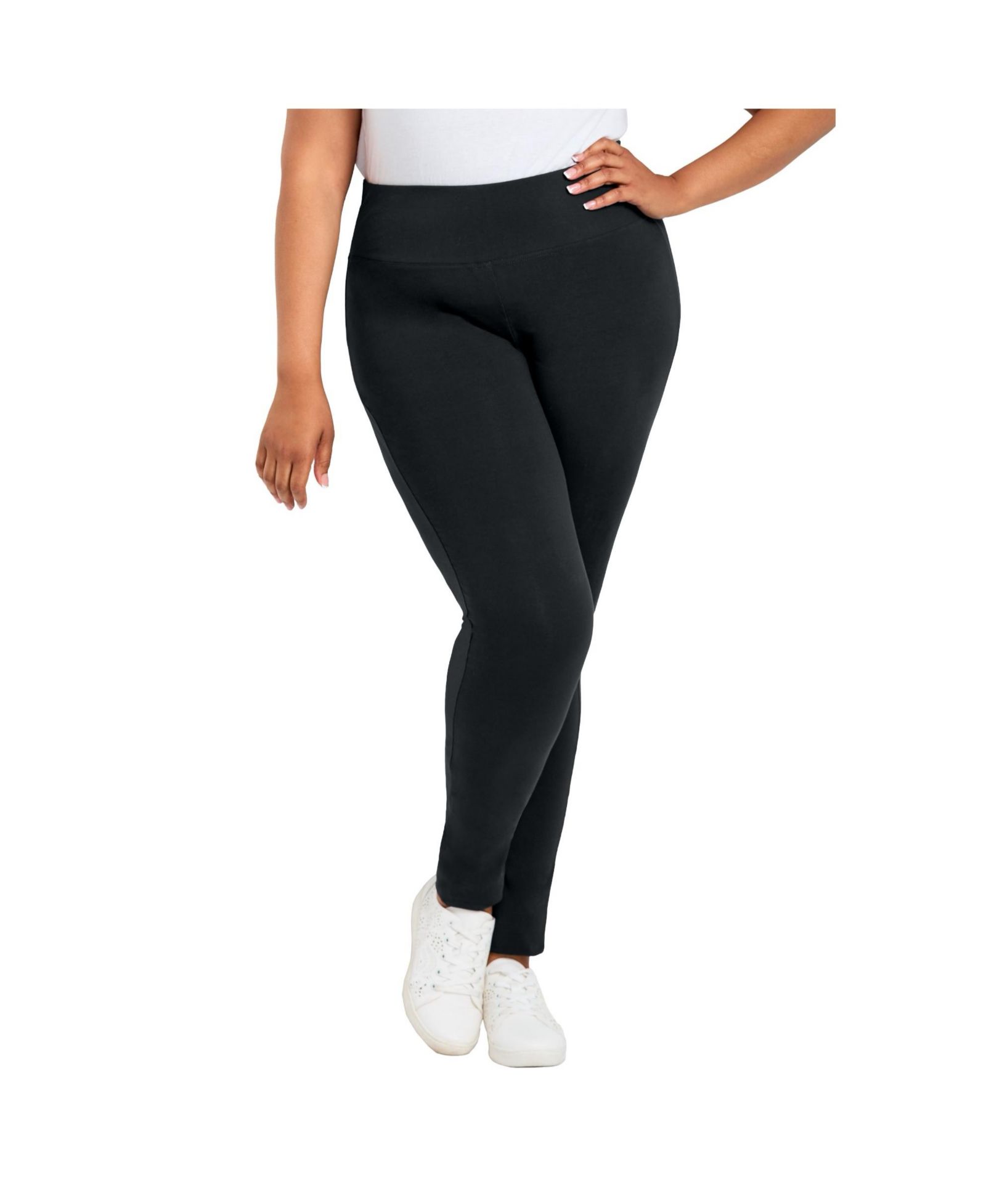 Avenue Women's Plus Size Petite High Rise Legging