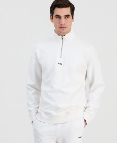 Мужской свитшот Hugo Boss Durty Relaxed-Fit Half-Zip