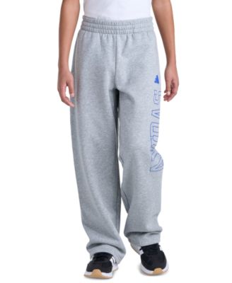 adidas Boys' 8-20 Elastic Waistband Heather Pant