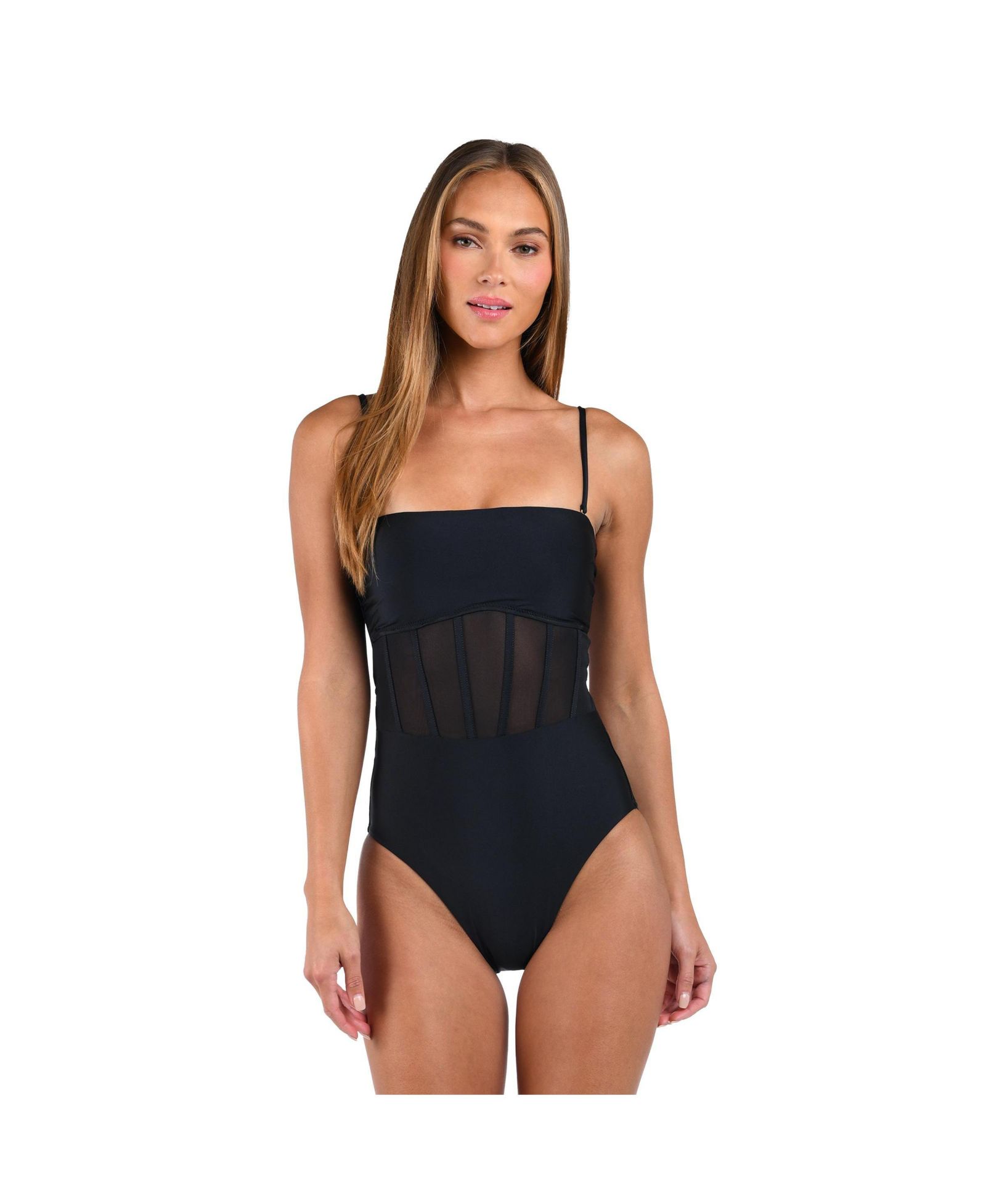 Sunshine 79 Женский слитный купальник Bandeau, однотонный