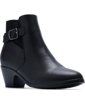 Clarks Collection Women's Emily2 Lux Ankle Booties