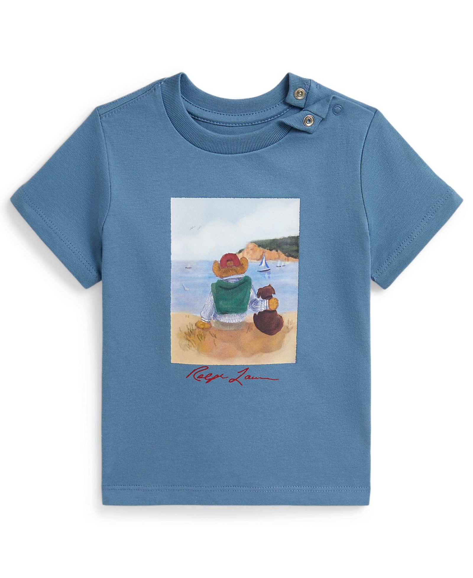 Детская футболка Polo Ralph Lauren Baby Boys' Polo Bear Cotton Jersey