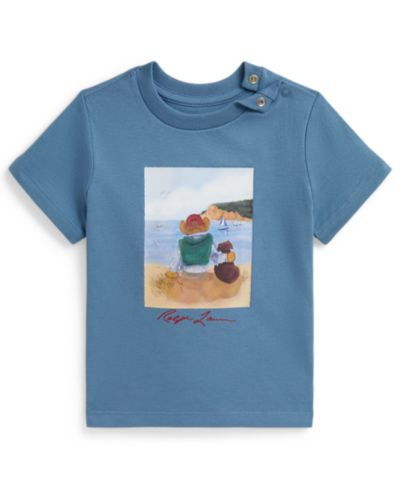 Детская футболка Polo Ralph Lauren Baby Boys' Polo Bear Cotton Jersey
