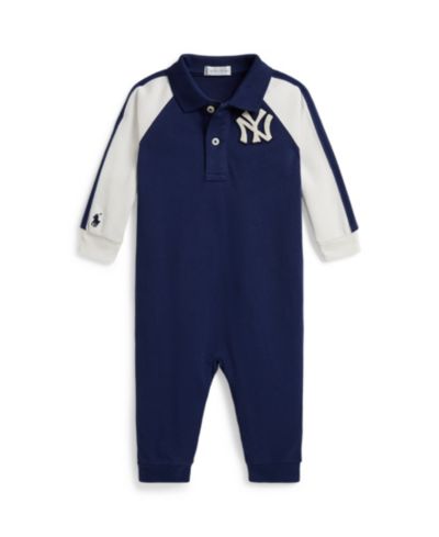 Polo Ralph Lauren Baby Boys' Yankees Polo Collar Coverall