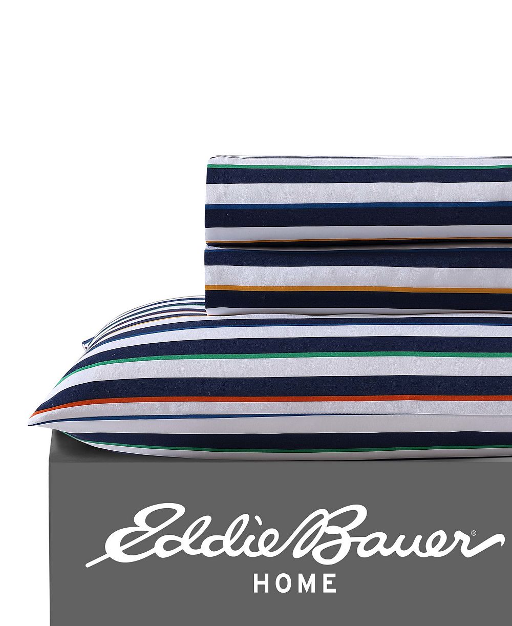 Eddie Bauer Stripes Game Microfiber 3-Pc. Sheet Set, Twin