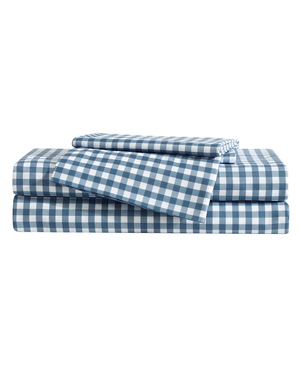 Комплект постельного белья Eddie Bauer Preston Check Microfiber 4-Pc., Full
