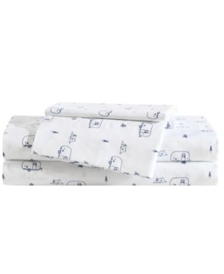 Eddie Bauer Travel Trailer Microfiber 3-Pc. Sheet Set, Twin XL