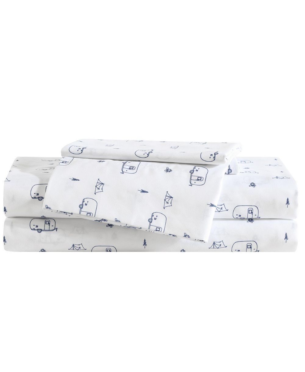 Eddie Bauer Travel Trailer Microfiber 4-Pc. Sheet Set, Full