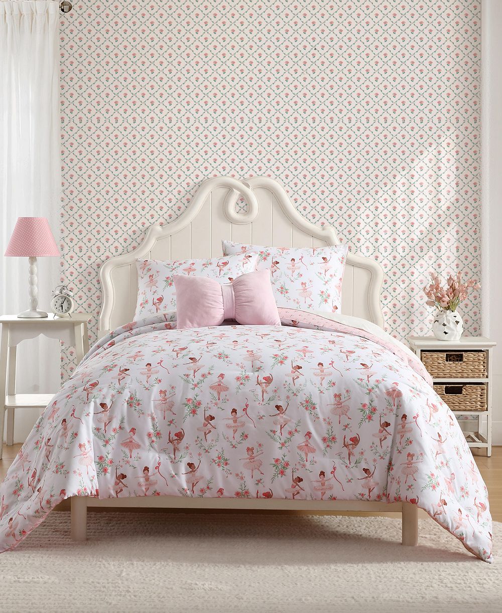 Комплект покрывал Laura Ashley Ballerina Divas Microfiber, Twin