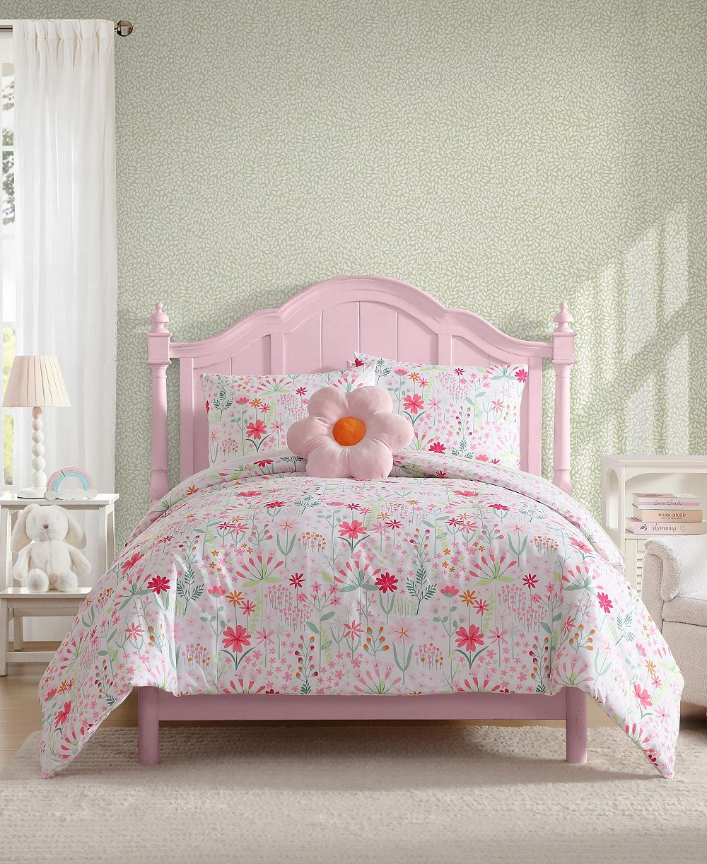 Комплект покрывал Laura Ashley Sunshine Flowers Microfiber, Full/Queen