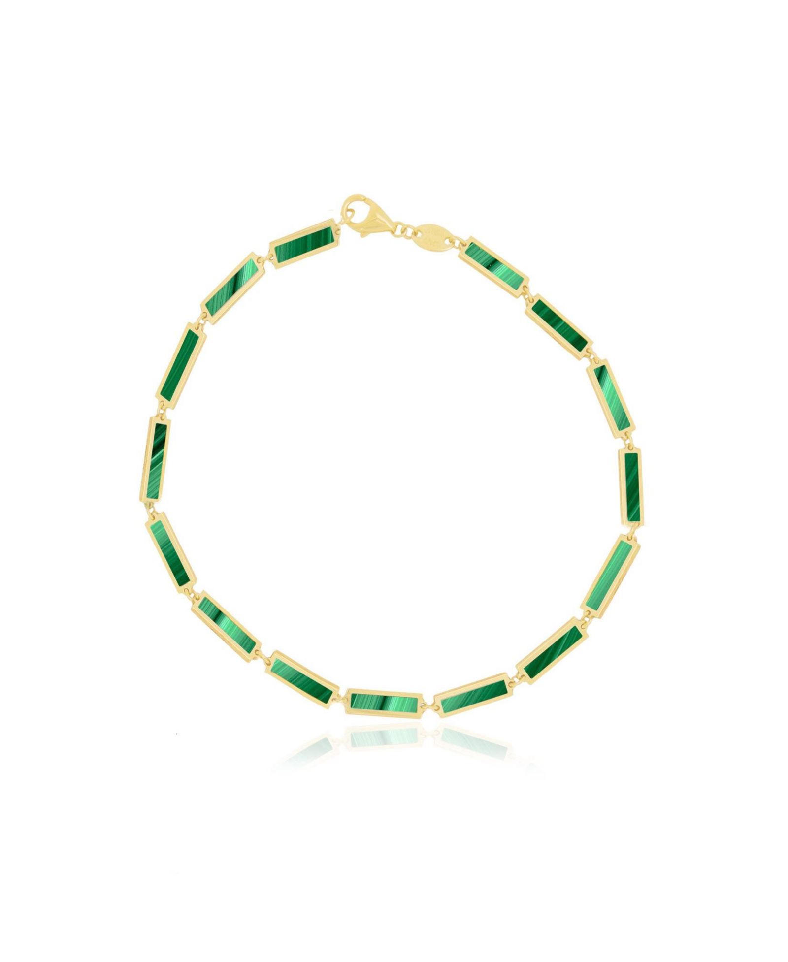 The Lovery браслет Malachite Bar