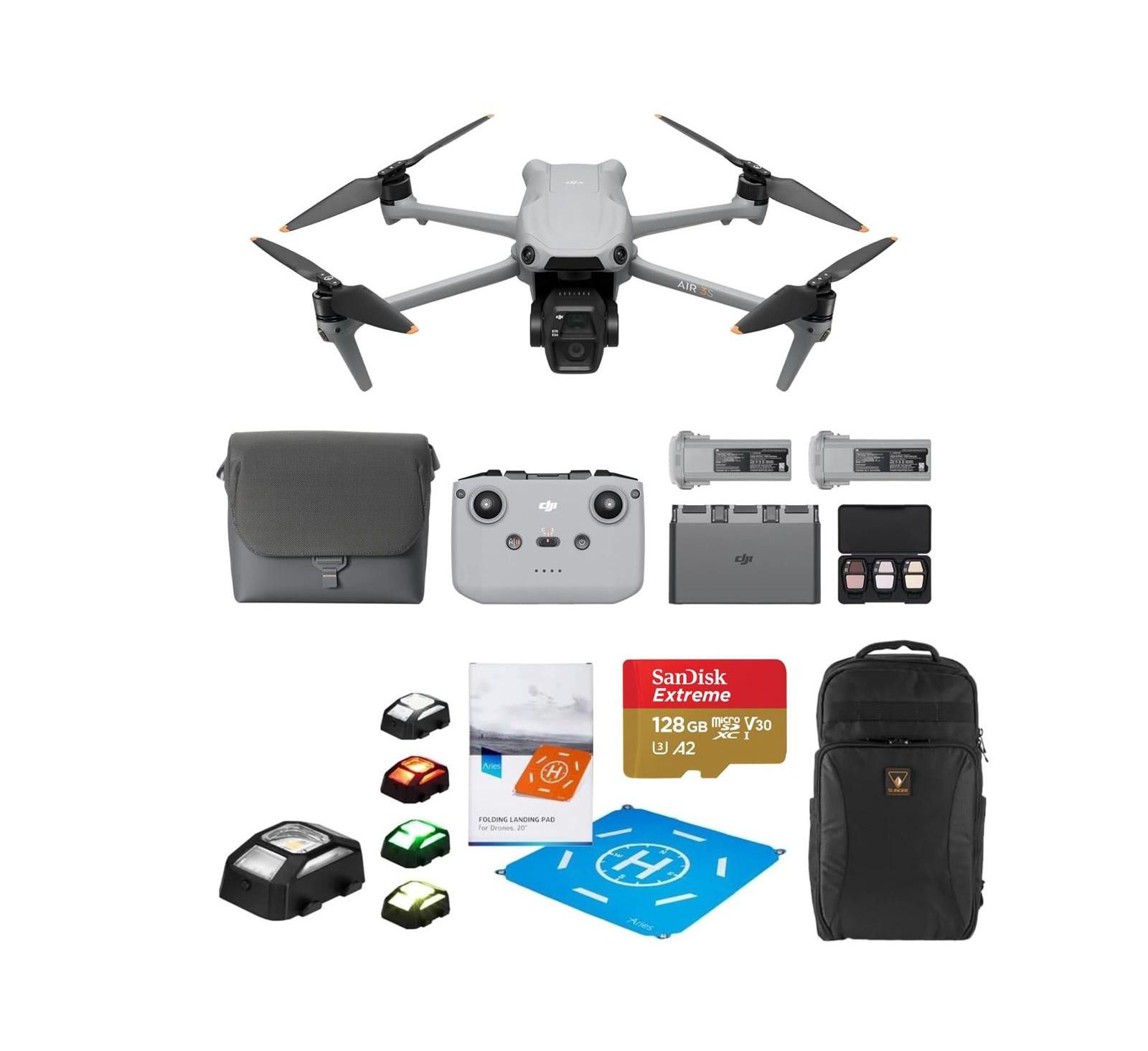 Дрон DJI Air 3S Fly More Combo с RC-N3 и 128GB Memory Card