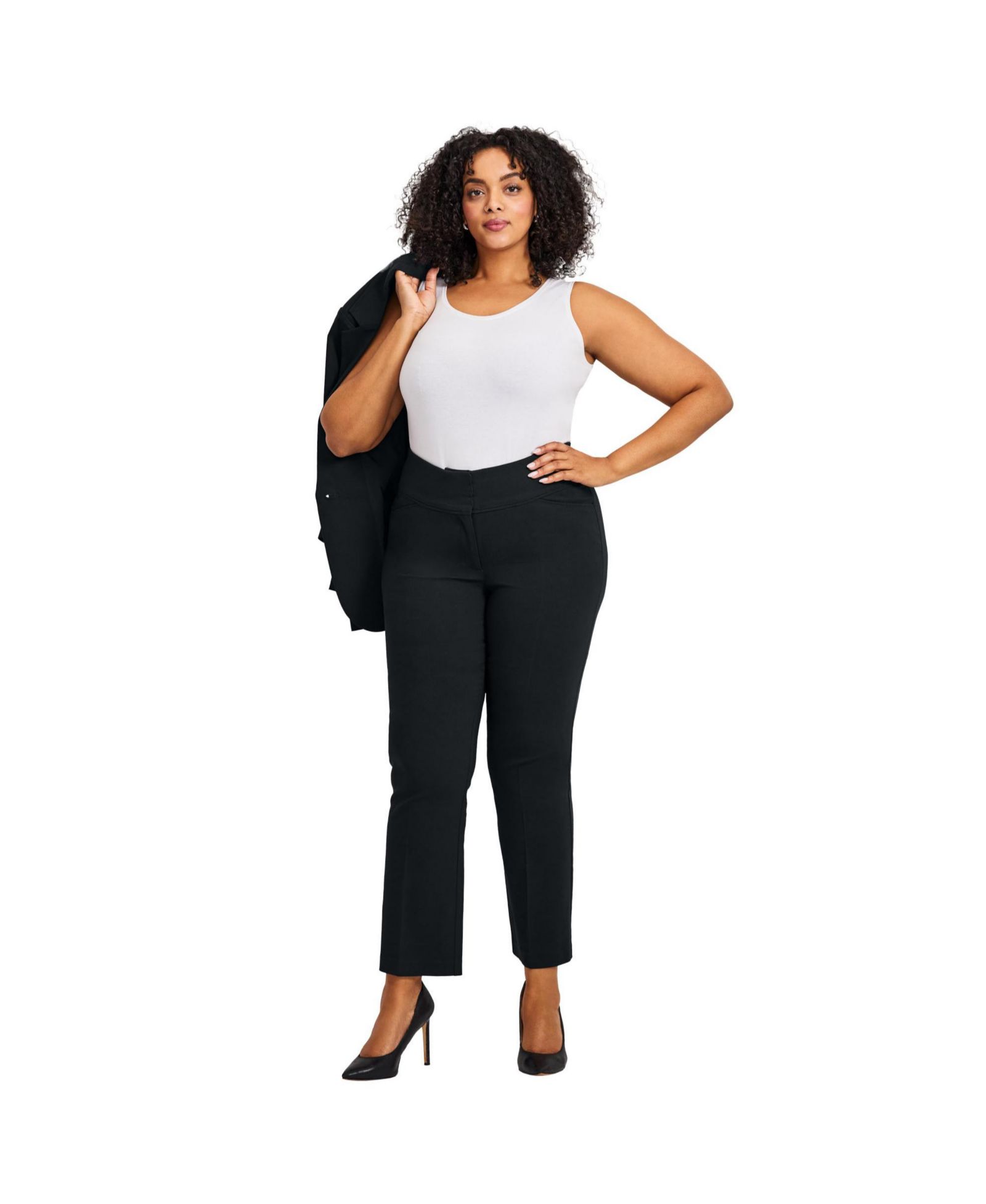 AVENUE Женский Plus Size Super Stretch Straight Leg Pant