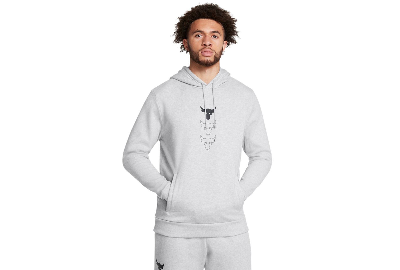 Under Armour Men's Project Rock Rival Regular-Fit Hoodie