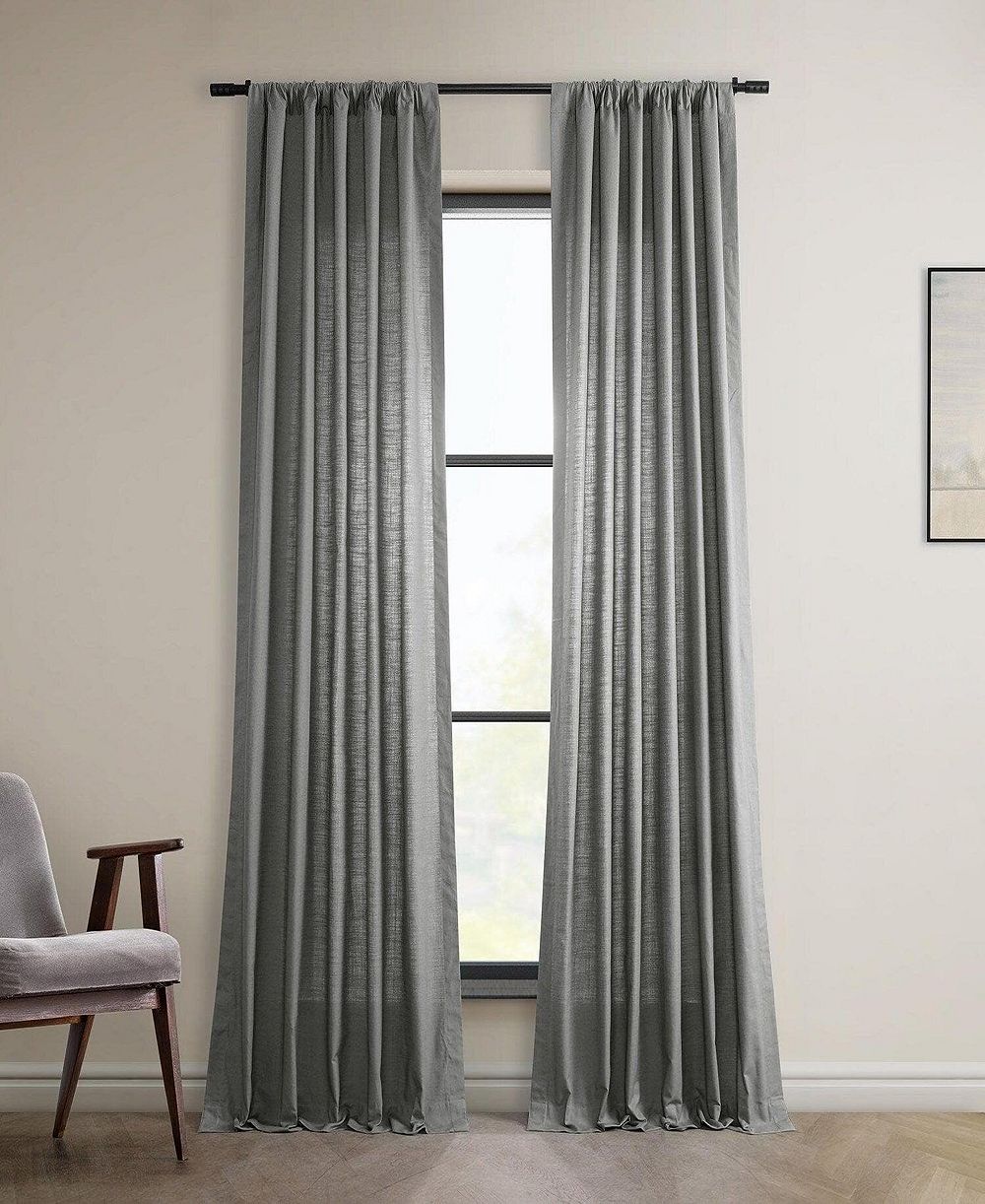 Комплект хлопковых штор Half Price Drapes Dune Textured, 2 панели