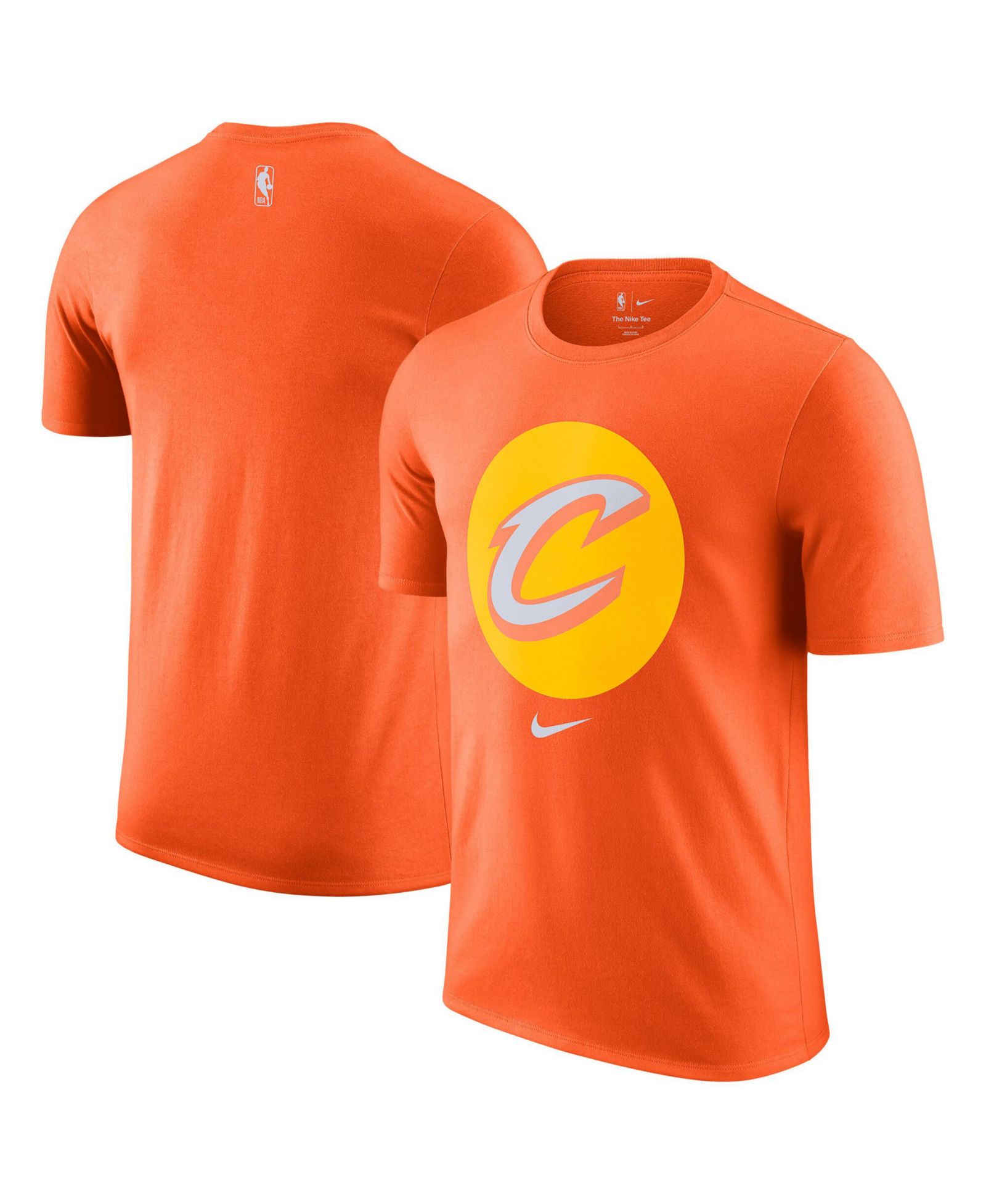 Мужская футболка Nike Orange Cleveland Cavaliers 2025/26 City Edition Remix Essential Logo