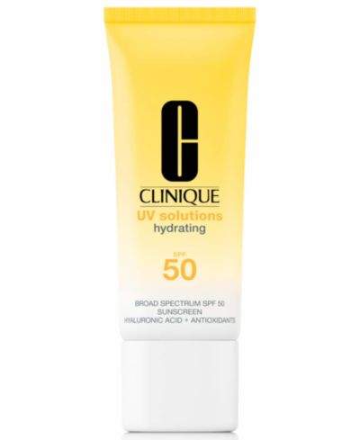 Увлажняющий солнцезащитный крем Clinique UV Solutions SPF 50 с гиалуроновой кислотой, 1.3 oz.