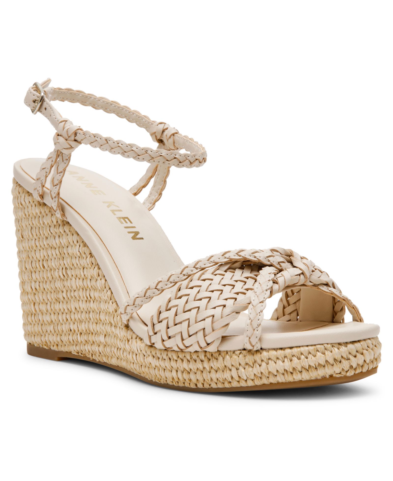 Anne Klein Women's Vow Braided Wedge Sandals