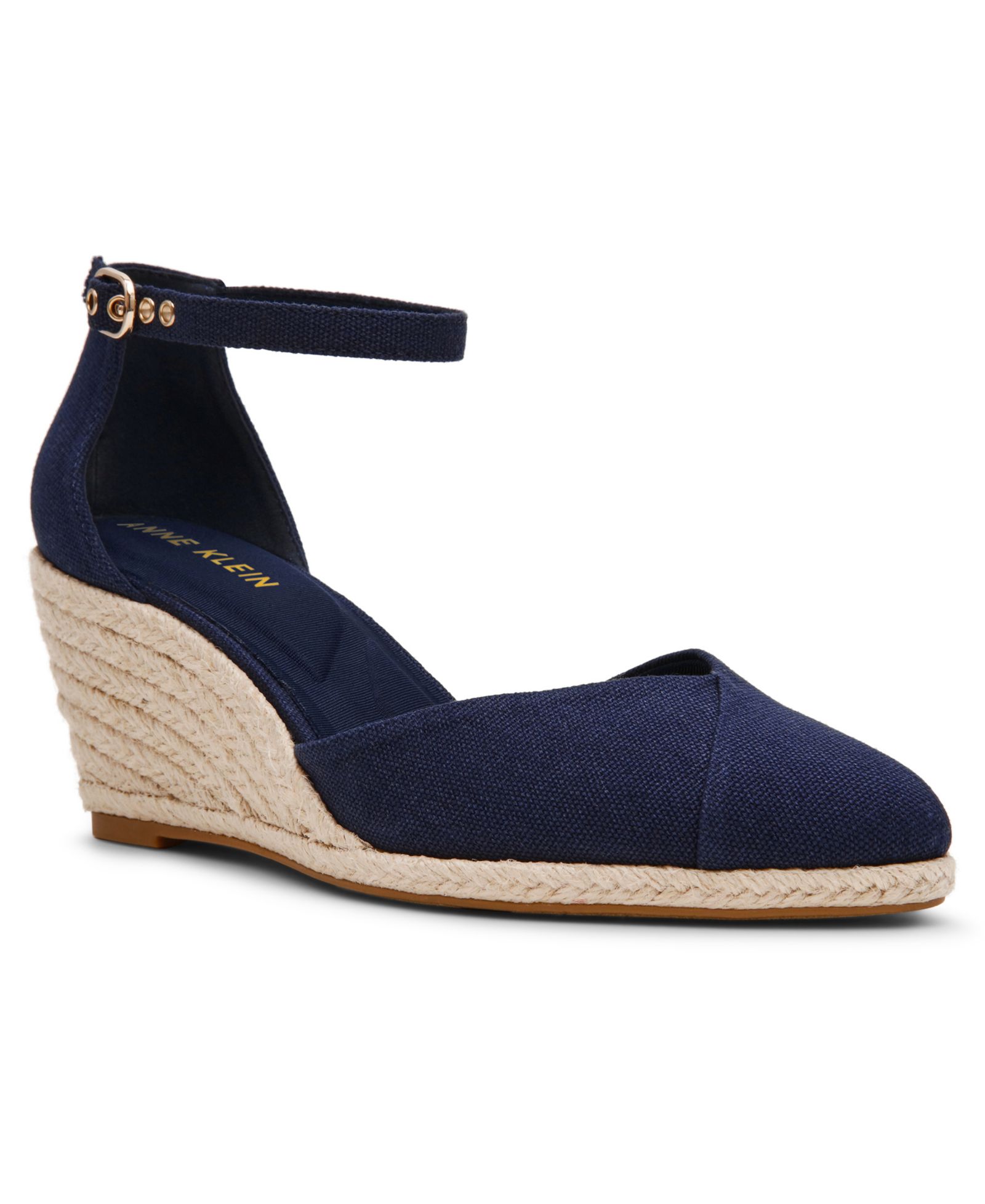 Anne Klein Women's Wilmott Closed Toe Wedge Espadrilles