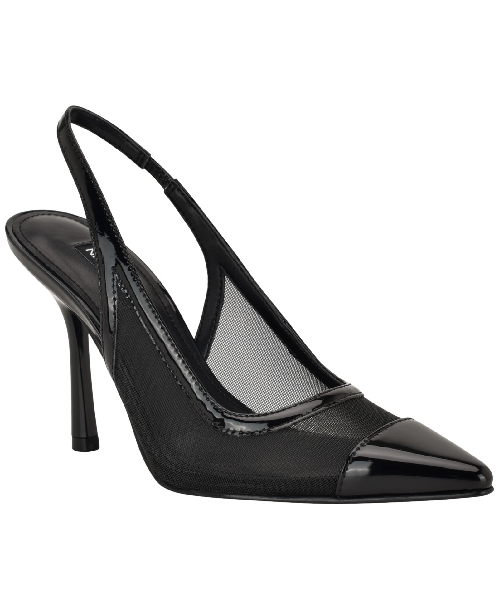 Nine West Women's Jermain Mesh Slingback Stiletto Pumps