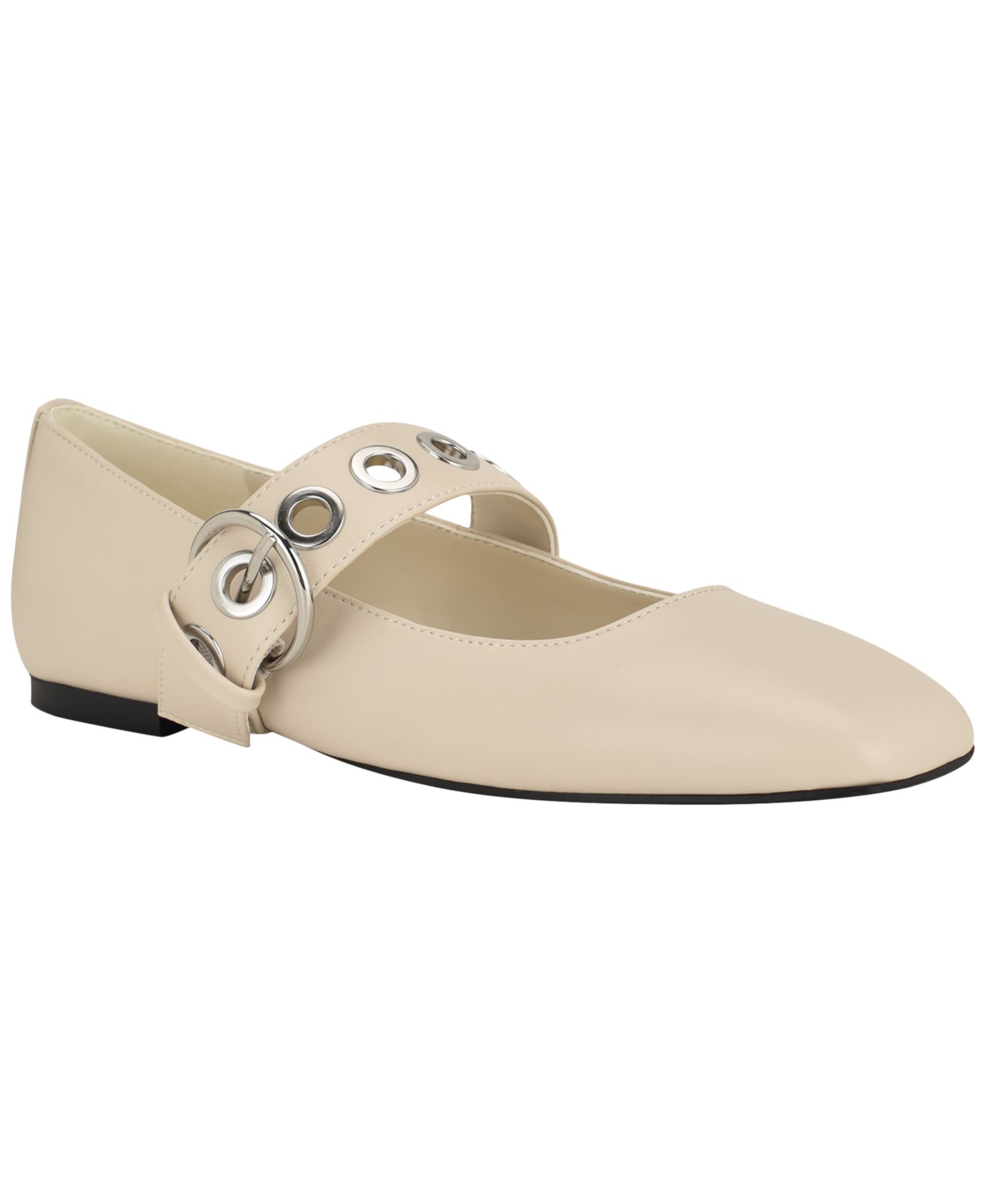 Nine West Women's Kebba Mary Jane Square Toe Flats