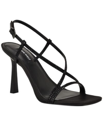 Nine West Women's Vallanh Embellished Strappy Stiletto Sandals