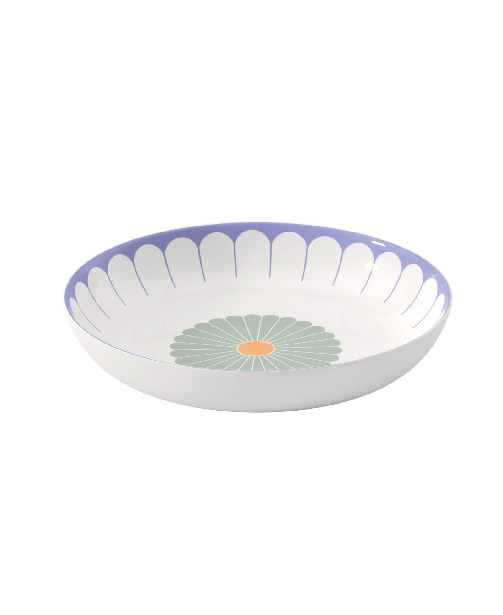 Villeroy & Boch Fleur Couleur Low Serving Bowl
