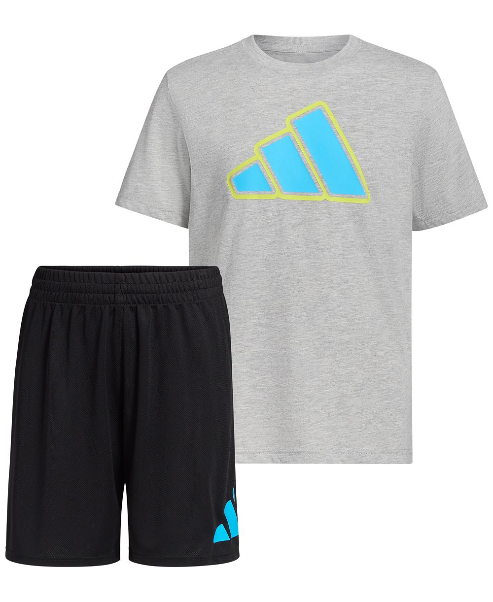 adidas Детский комплект из футболки и шорт с коротким рукавом, 2-Piece Set