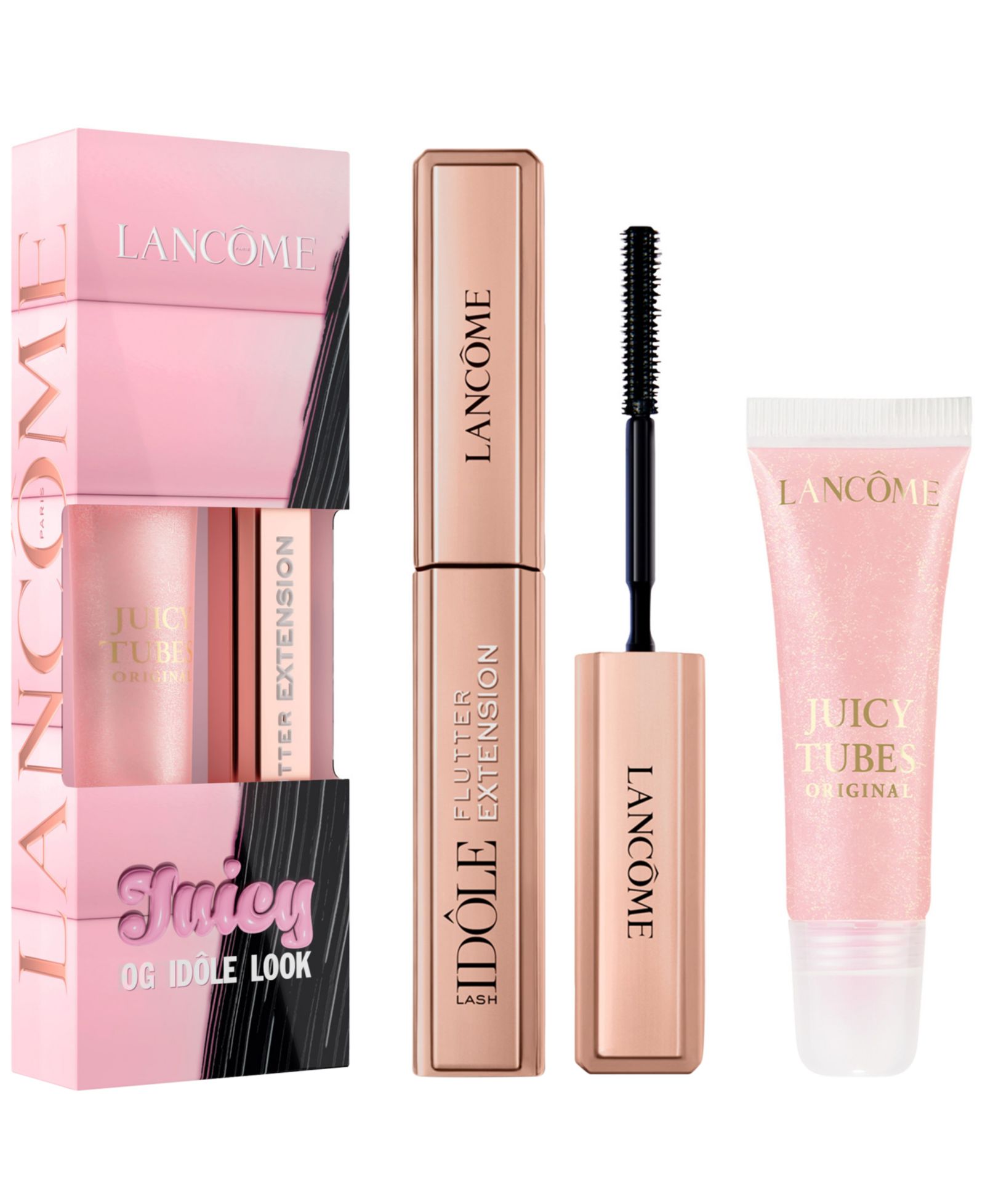 Lancôme Juicy Tubes Lip Gloss and Lash Idôle Flutter Extension Mascara Duo