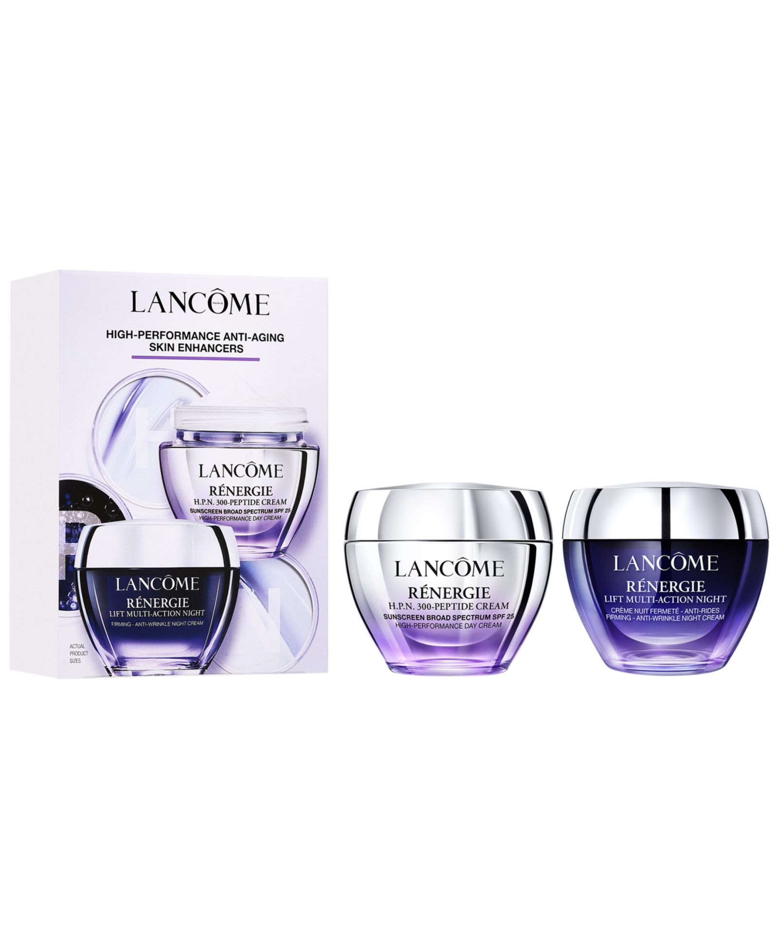 Lancôme набор из 2 предметов: крем Rénergie H.P.N. 300-Peptide SPF 25 и ночной крем Rénergie Lift Multi-Action