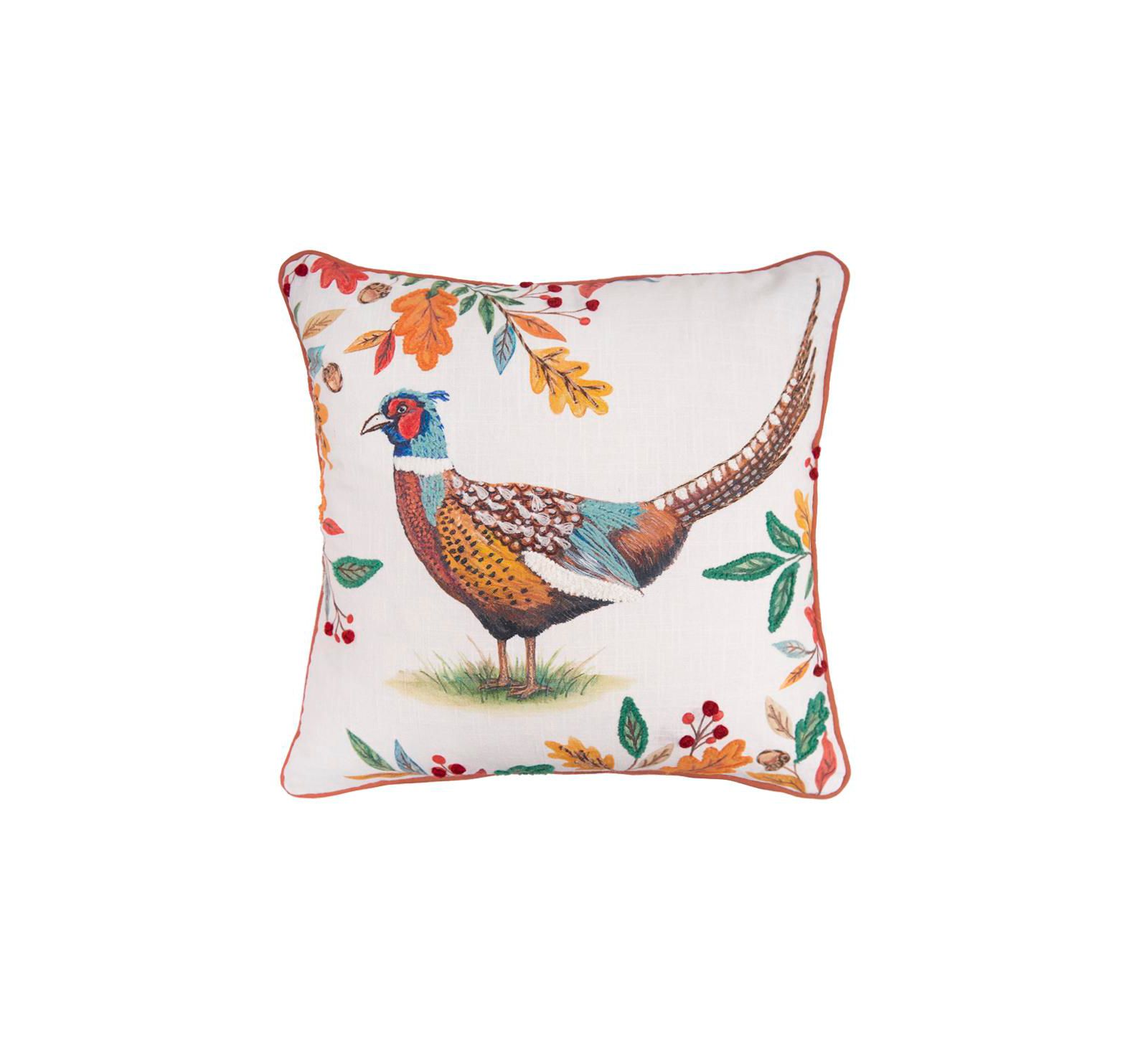 C&F Home Harvest Pheasant Throw Pillow