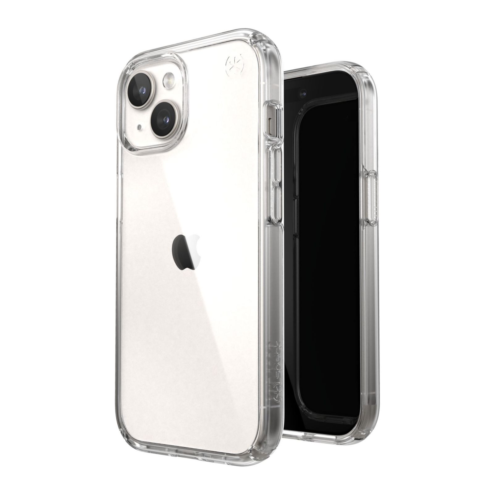 Speck Presidio Perfect-Clear 13-Foot Drop Protection Wireless Charging Compatible Case for Apple iPhone 15/14/13/16e