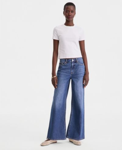 On 34th Women's Berkeley High-Rise Wide-Leg Jeans, Macy's Exclusive
